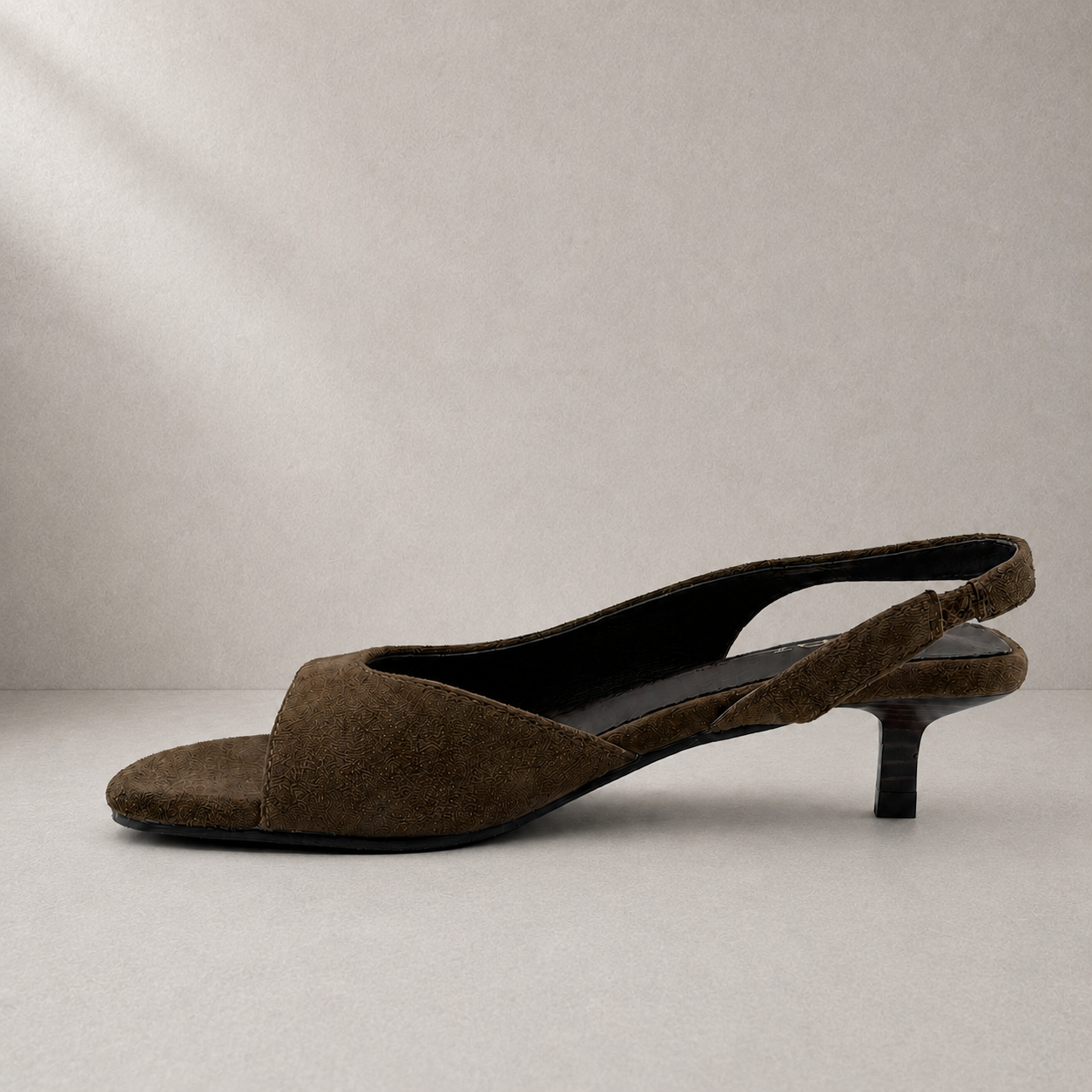 Sandalo Slingback Suede