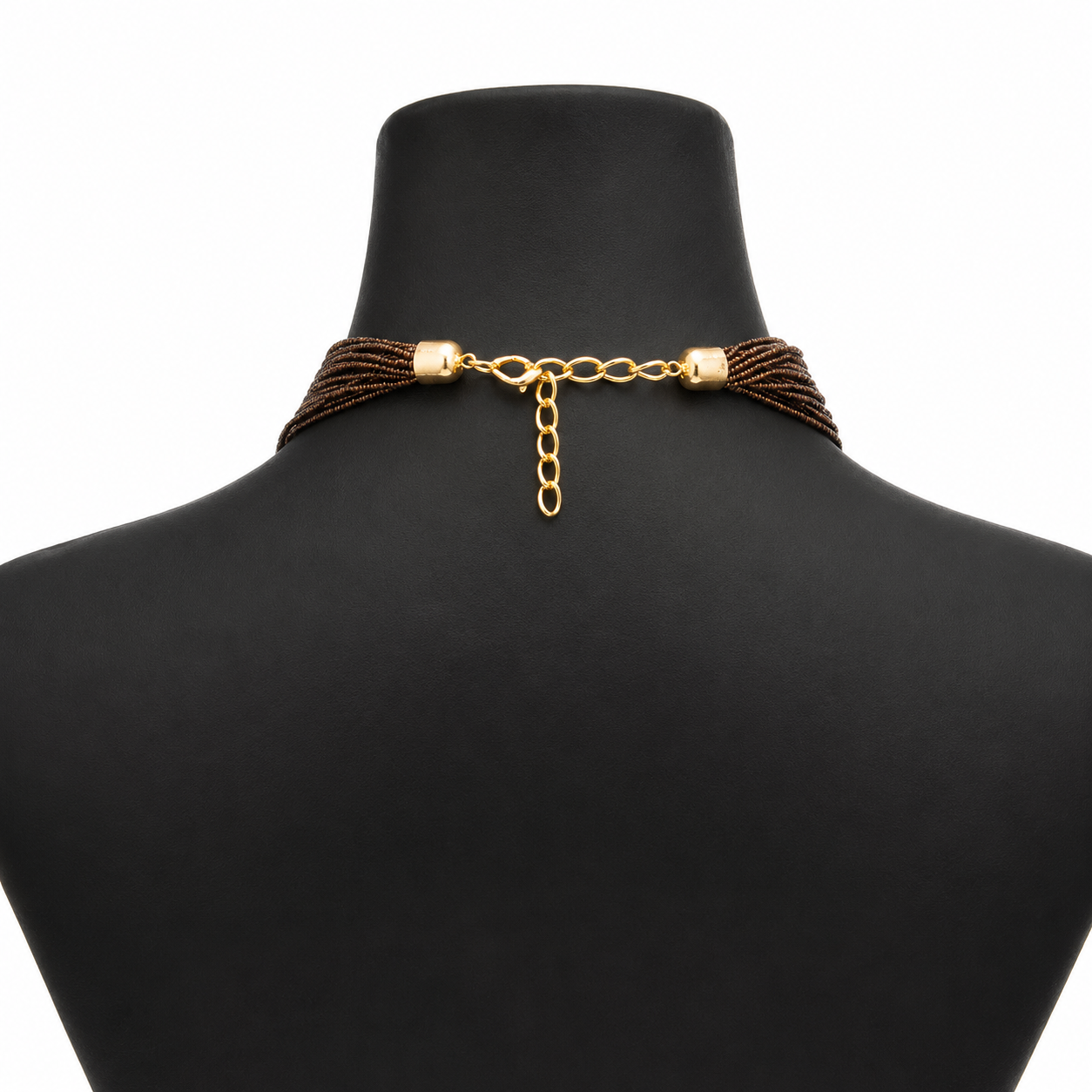 Collana nodo marrone