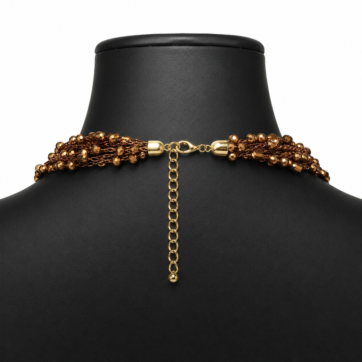 Collana cascata bronzo