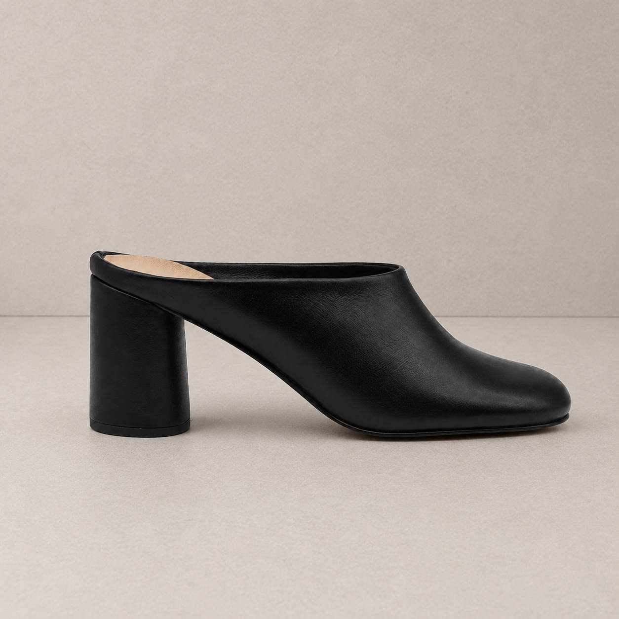 Sabot nero Tacco largo