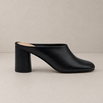 Sabot nero Tacco largo