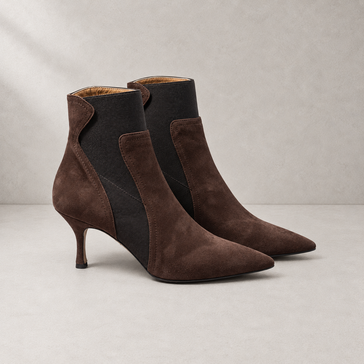 Stivaletto Roman in camoscio marrone
