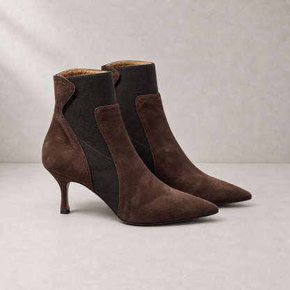 Stivaletto Roman in camoscio marrone