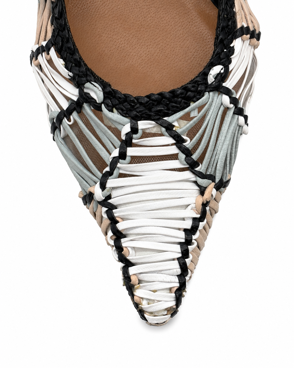 Slingback Martina T con Intreccio Grafico