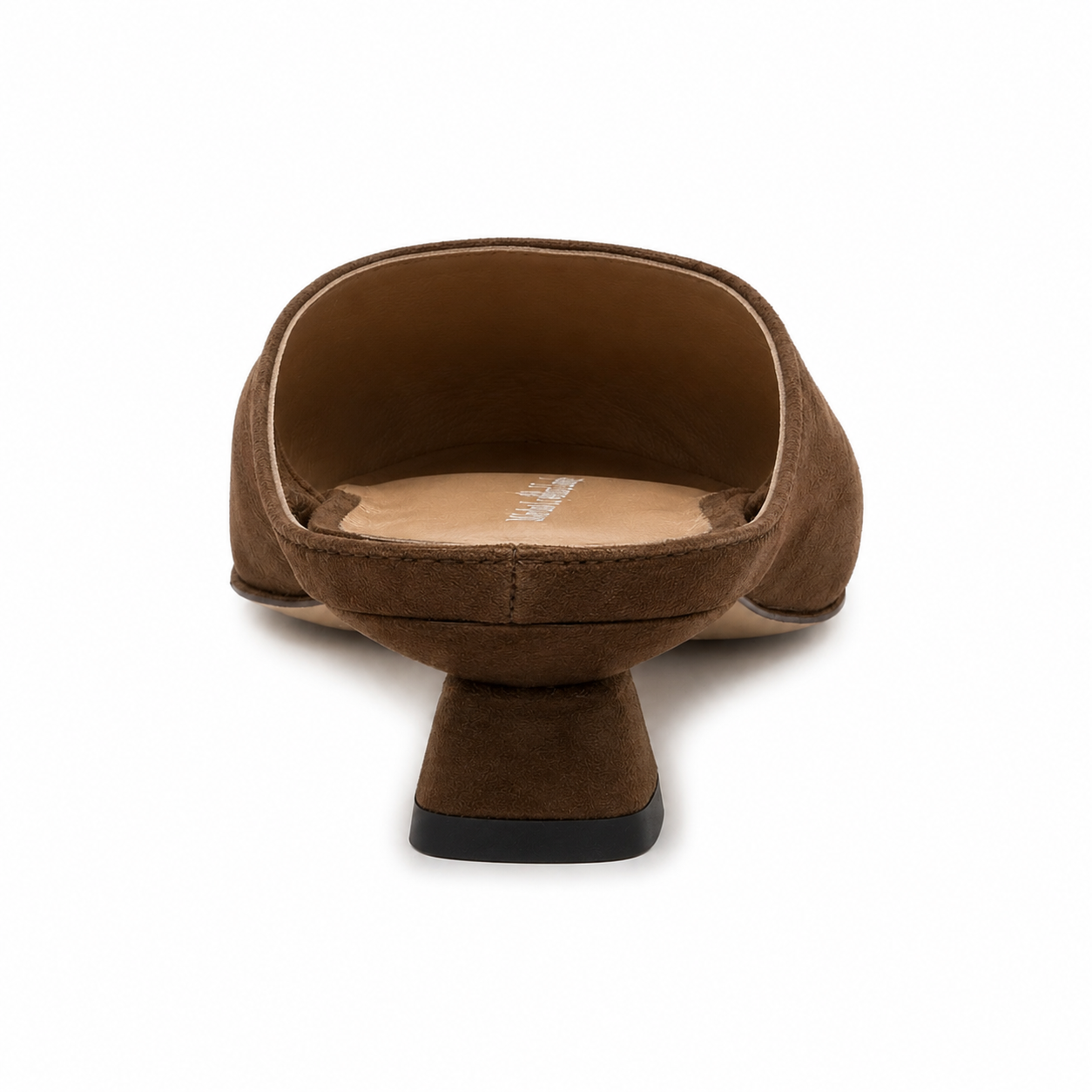 Mules in Pelle con Punta Affusolata e Scollo a V