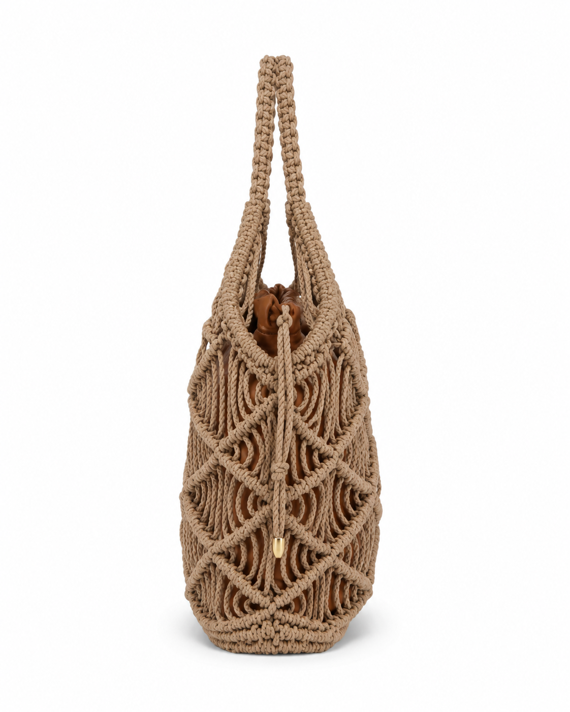 Borsa Macramè Beige