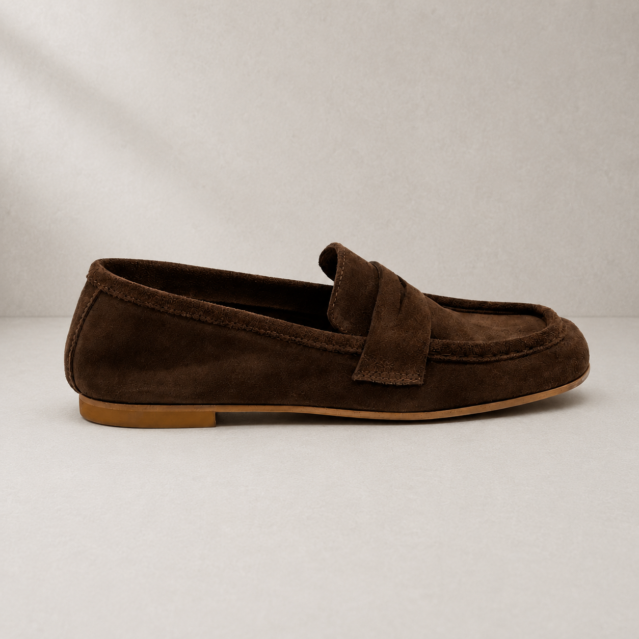 Mocassini cioccolato in Suede