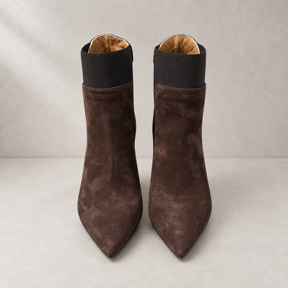 Stivaletto Roman in camoscio marrone