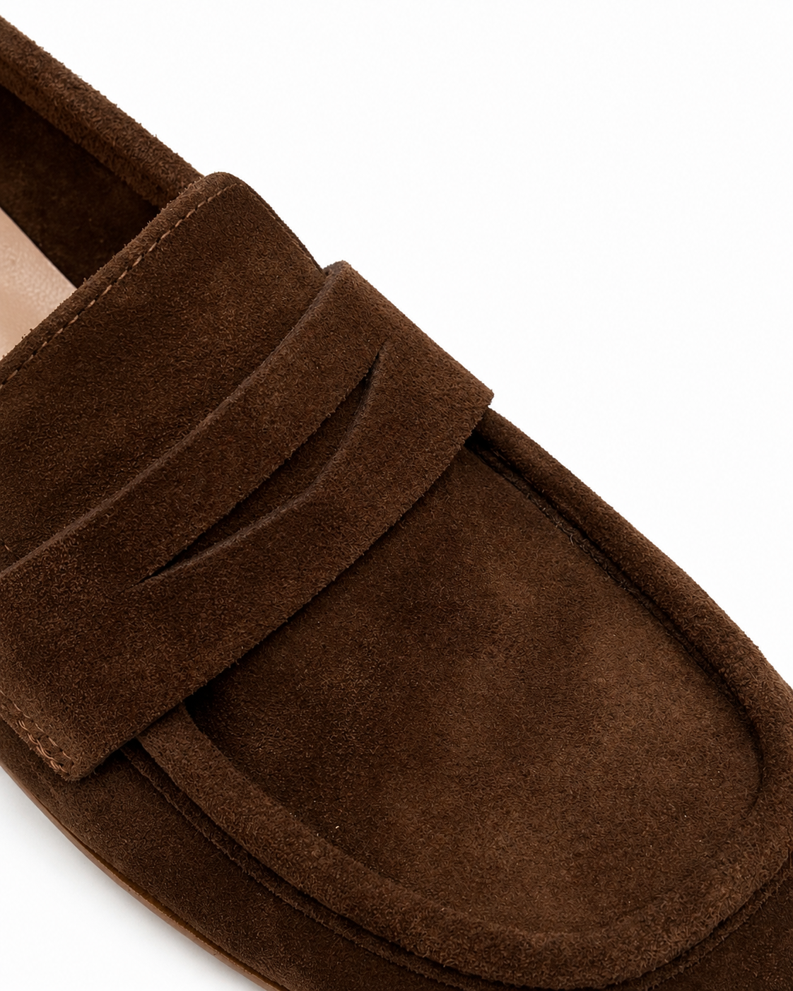 Mocassini cioccolato in Suede