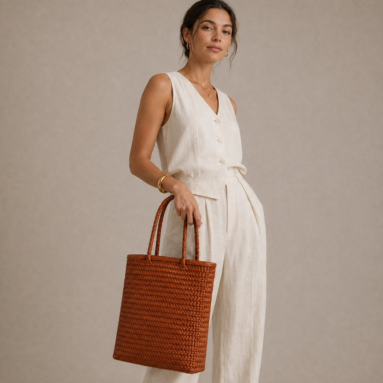 Shopper intreccio Tall