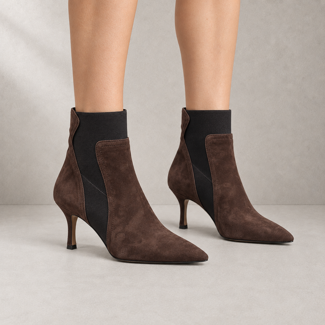 Stivaletto Roman in camoscio marrone