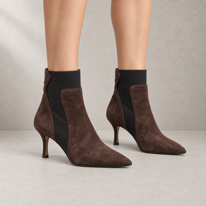 Stivaletto Roman in camoscio marrone