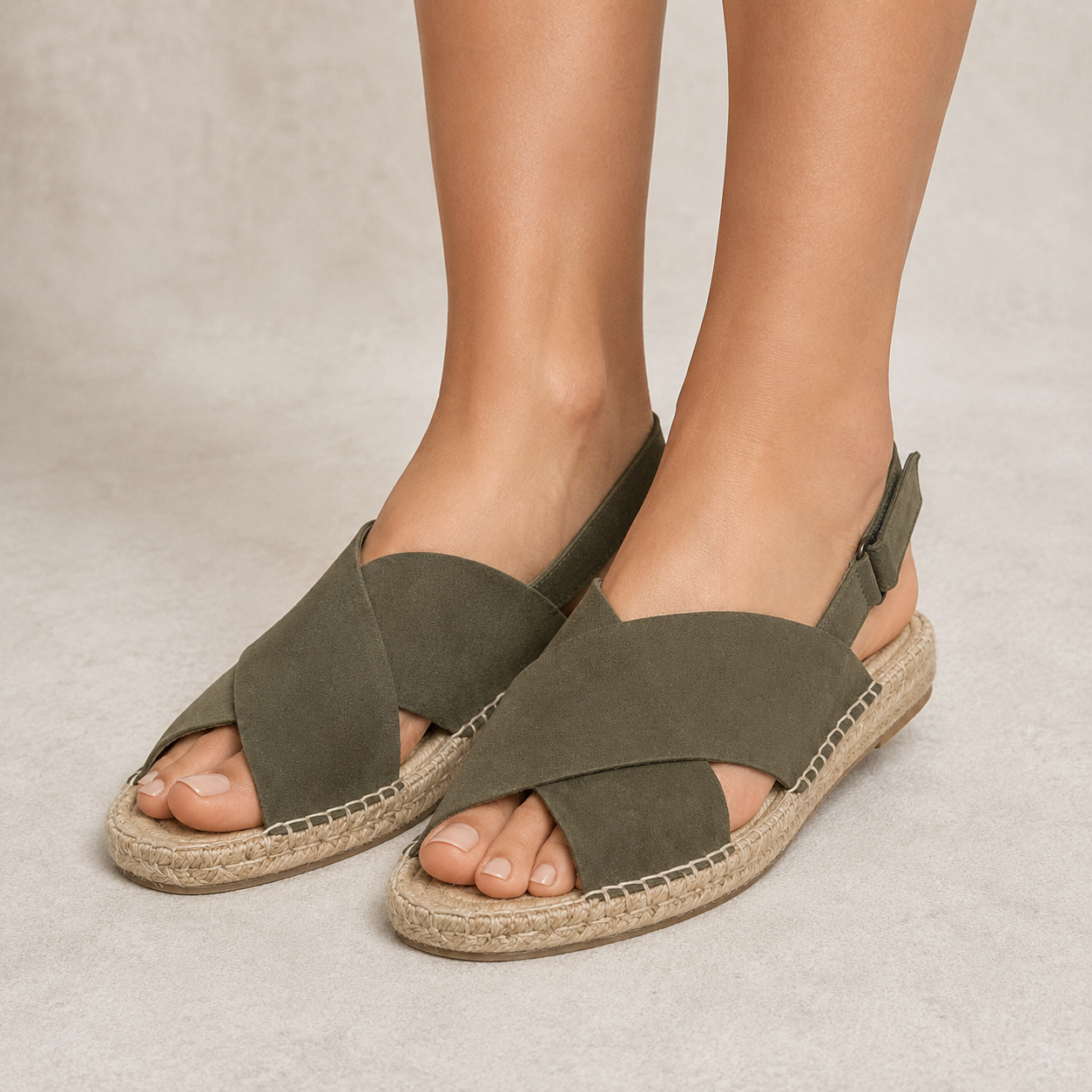 Espadrillas con Fasce Incrociate