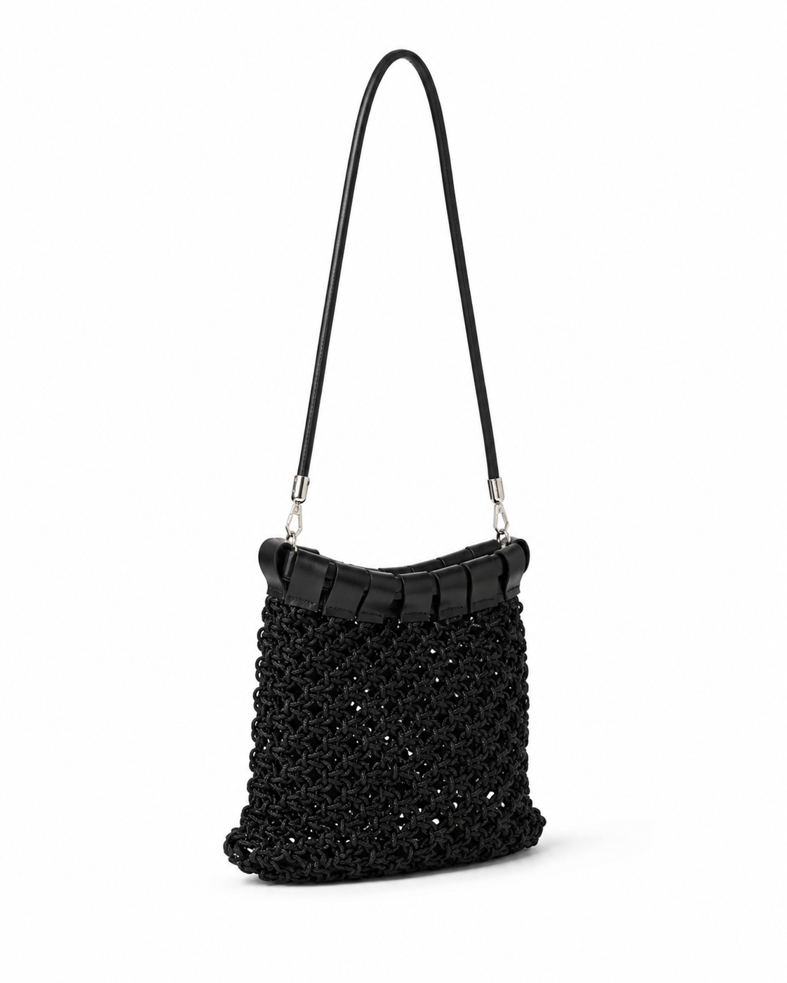 Borsa Selene intrecciata