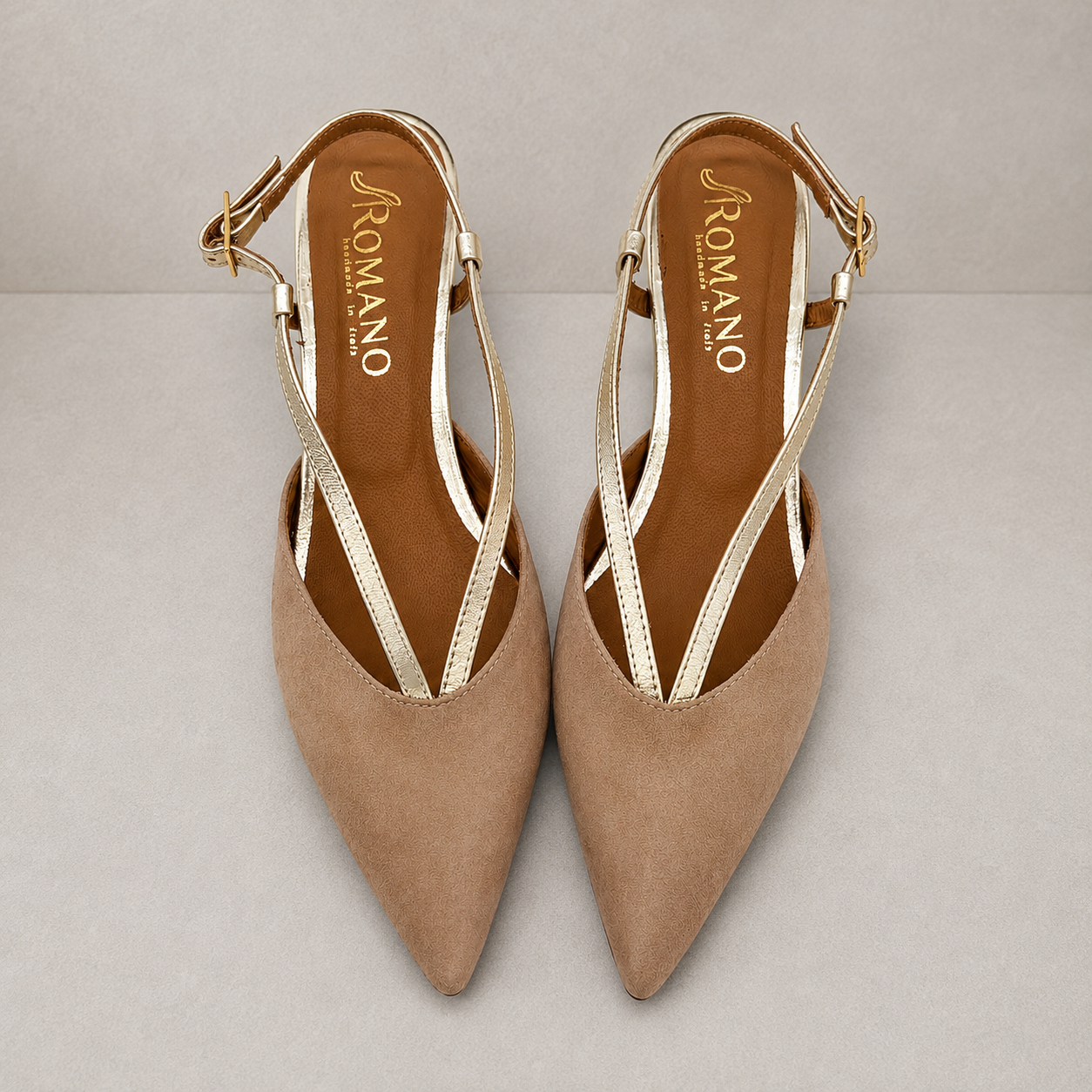 Romano Nude Soft Slingback