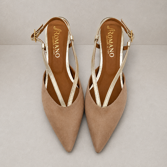 Romano Nude Soft Slingback