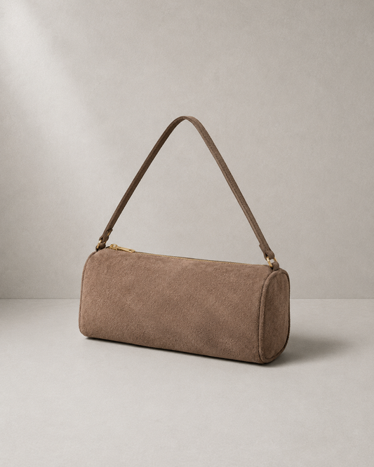 Borsa Baguette Camoscio