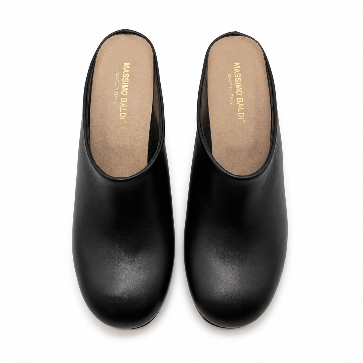Sabot nero Tacco largo
