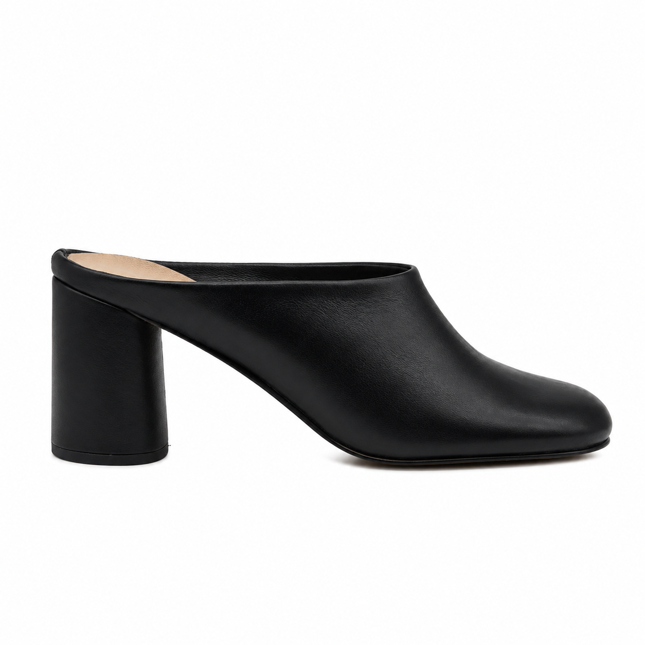 Sabot nero Tacco largo
