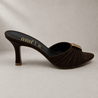 Mules in Suede