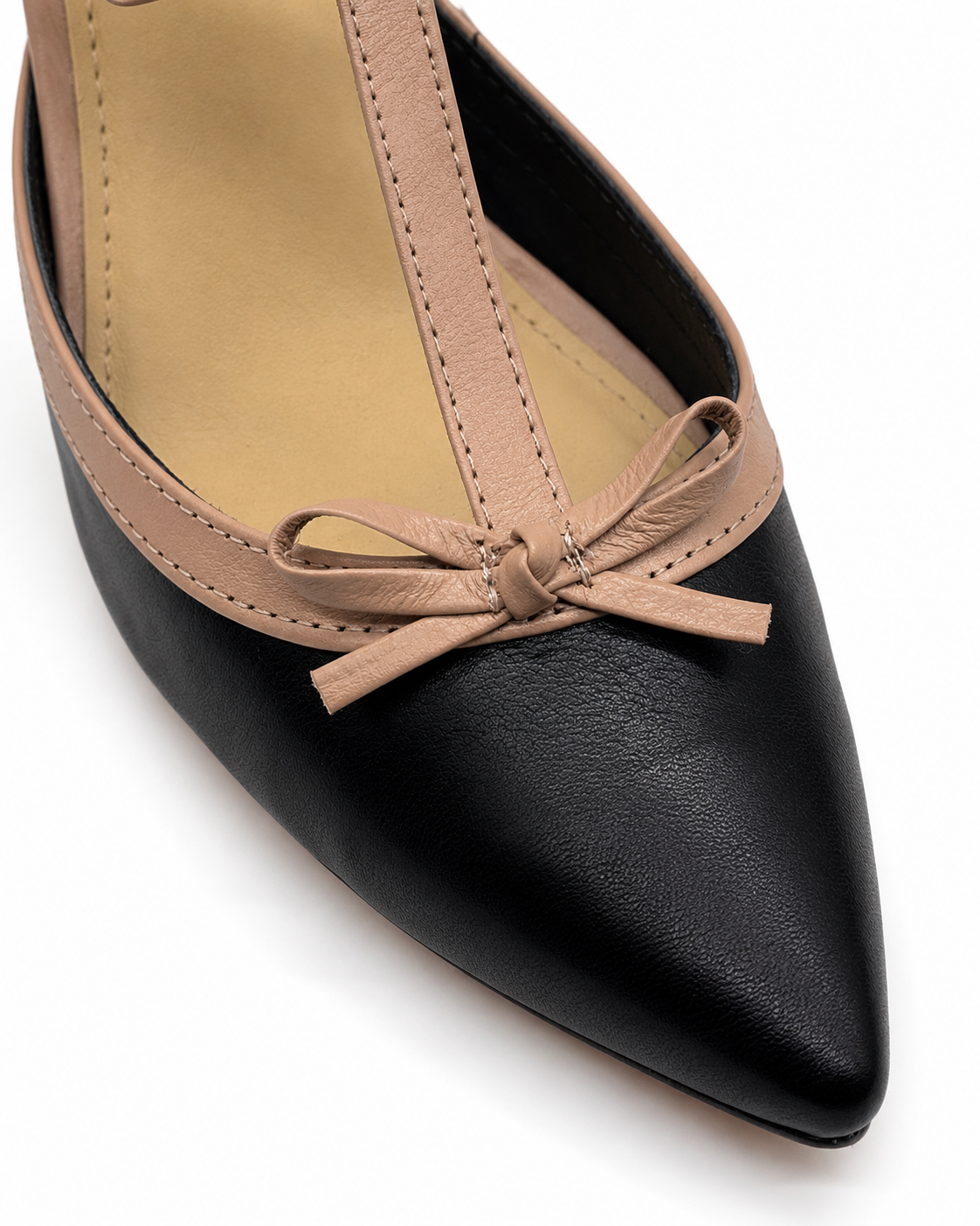 Décolleté Bicolor Nero e Nude