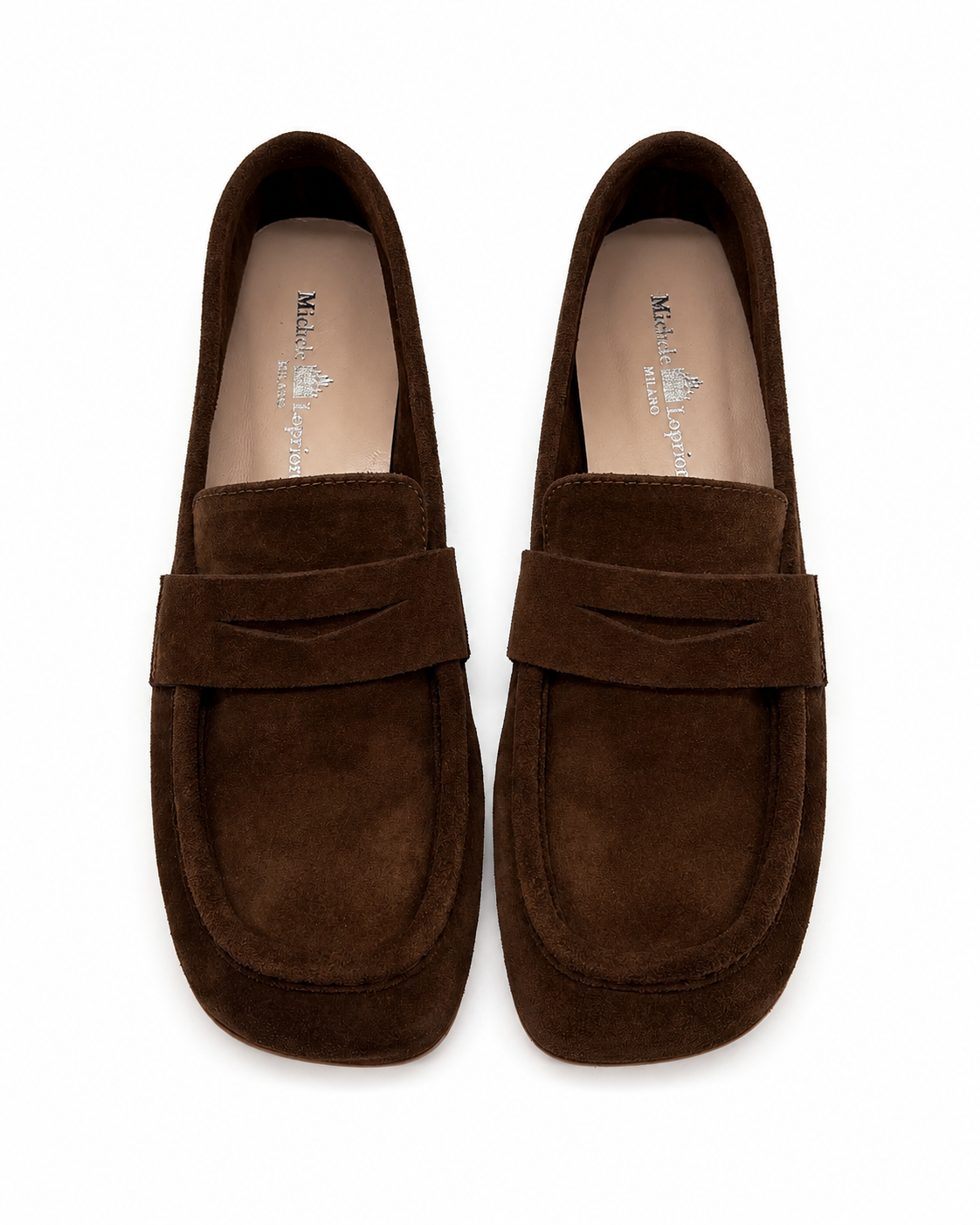 Mocassini cioccolato in Suede