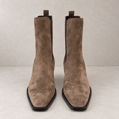 Stivaletto chelsea in suede