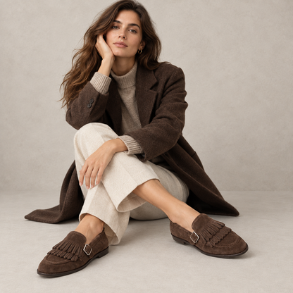 Mocassino con frange