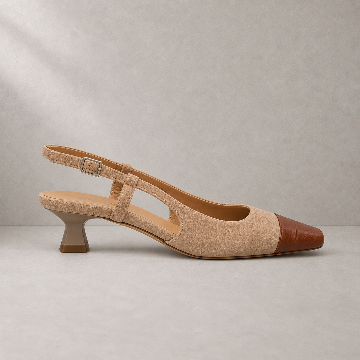 Slingback bicolore