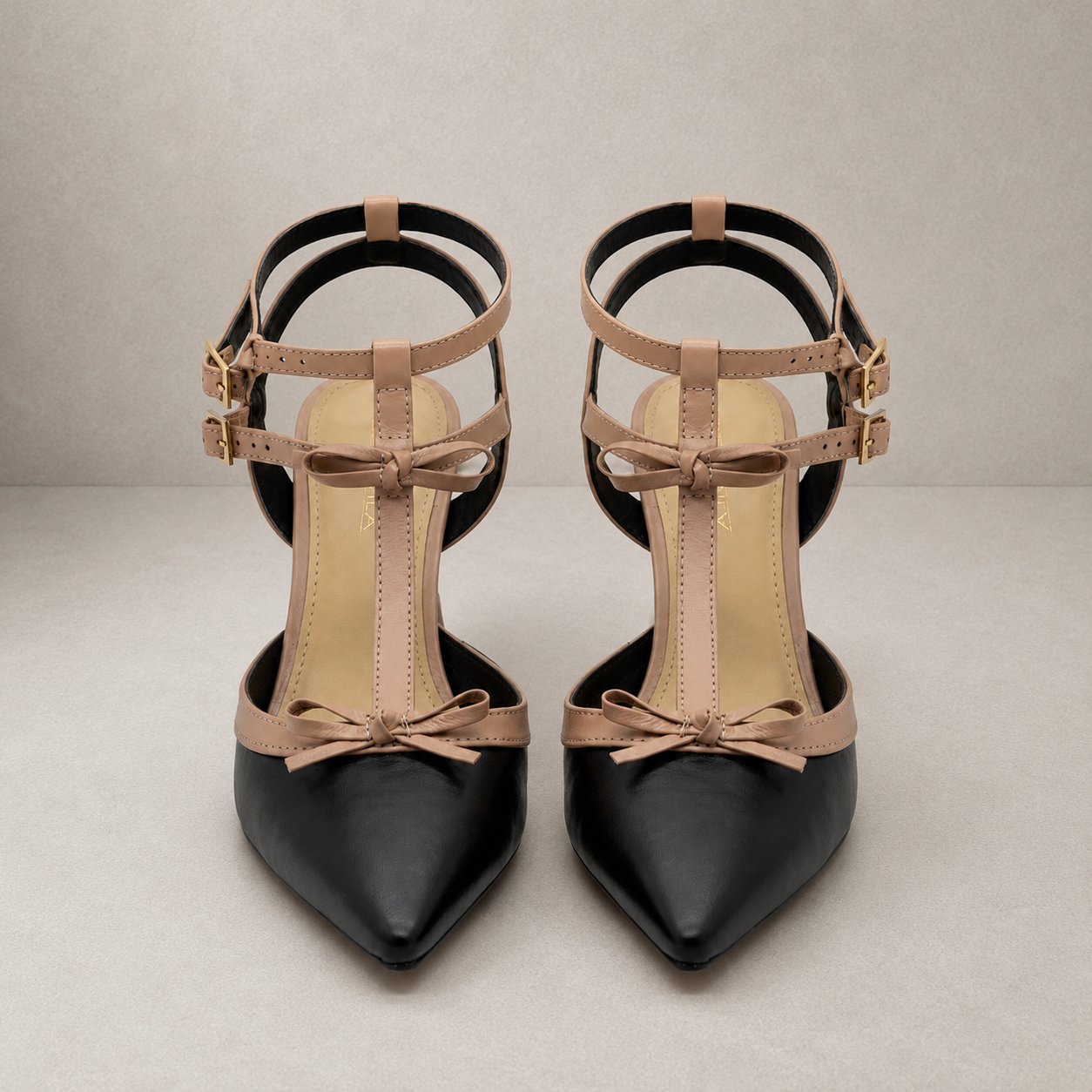 Décolleté Bicolor Nero e Nude