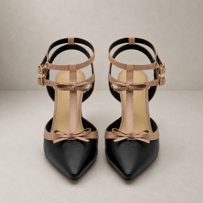 Décolleté Bicolor Nero e Nude