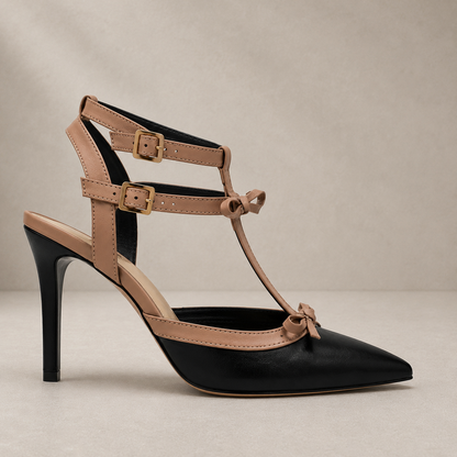 Décolleté Bicolor Nero e Nude