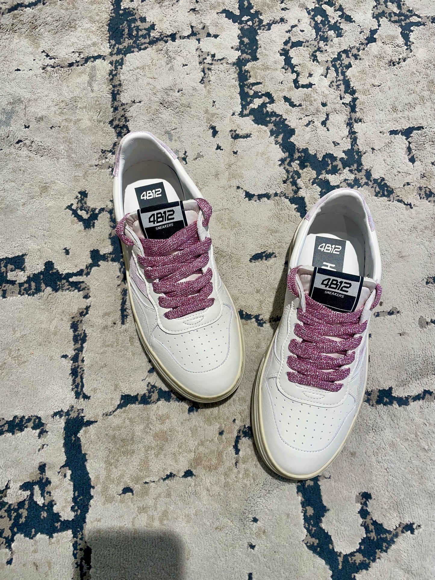 Sneakers bianca/lilla