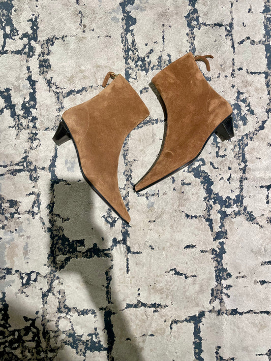 Stivaletto alla caviglia in suede