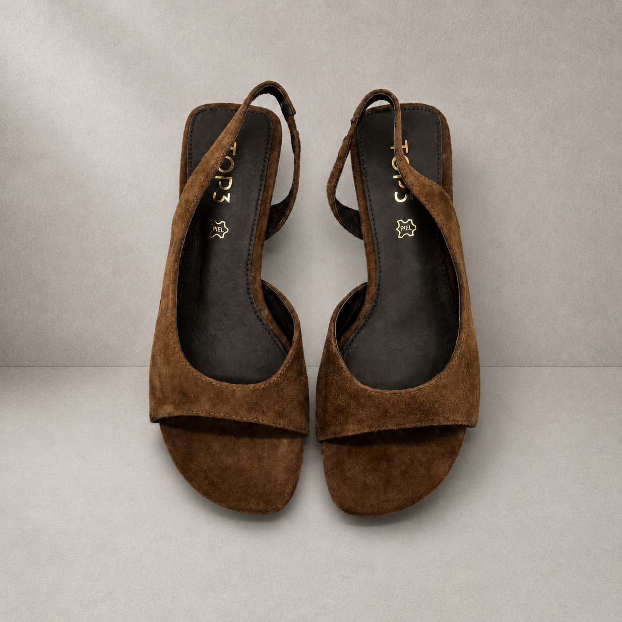 Sandalo Slingback Suede