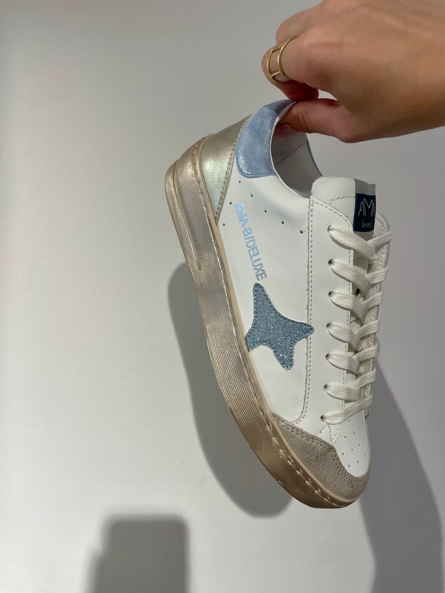 Sneakers  bianca/azzurra
