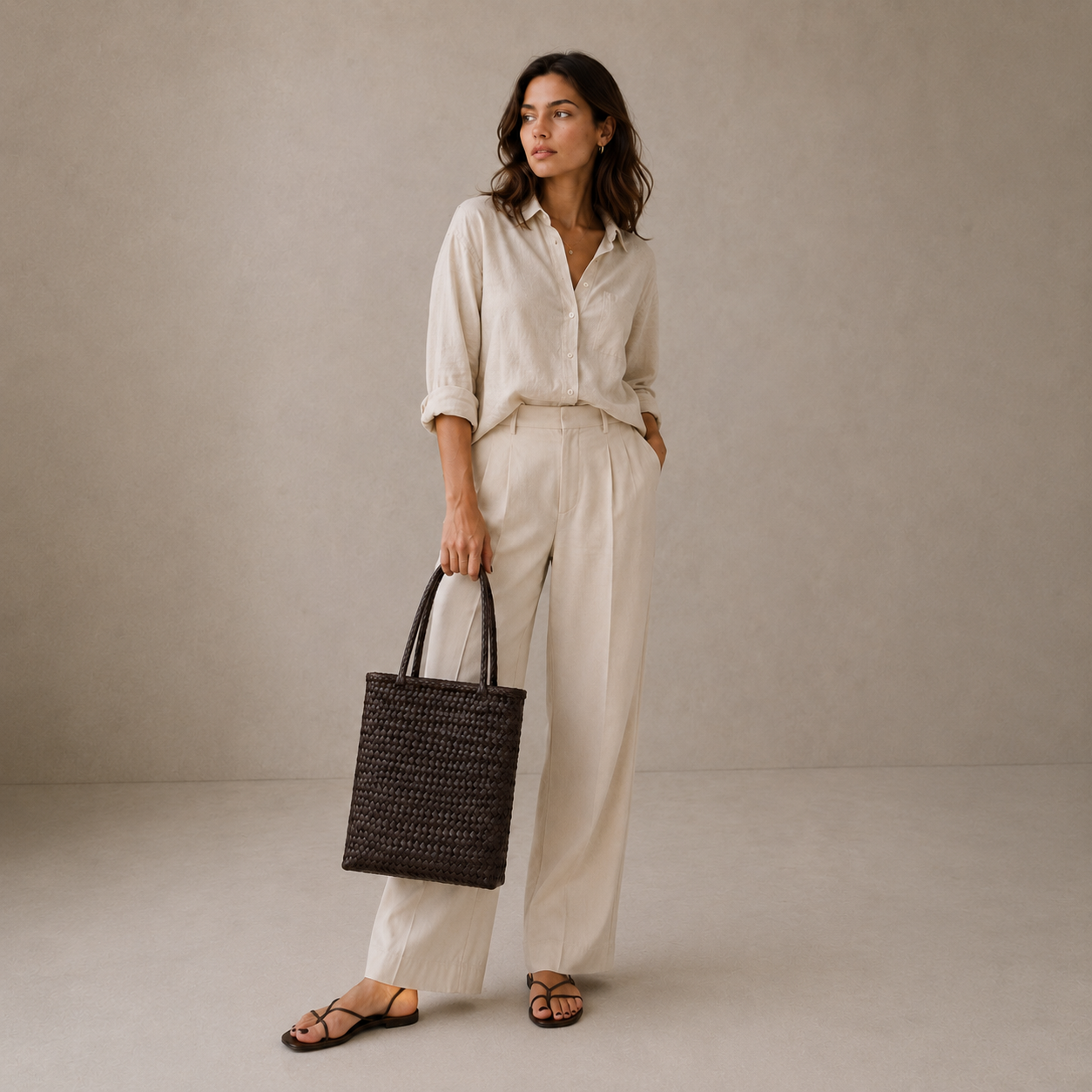 Shopper intreccio Tall