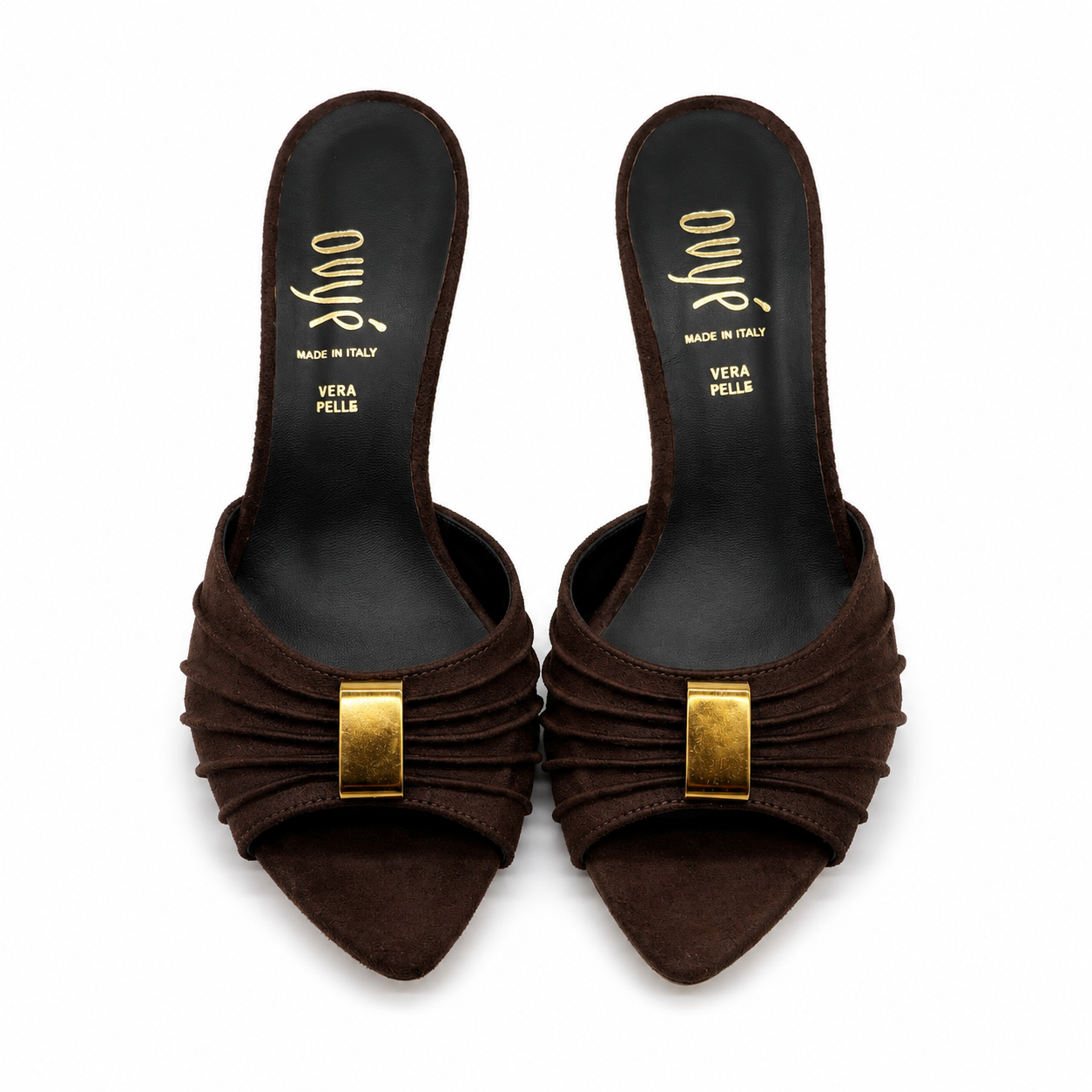 Mules in Suede