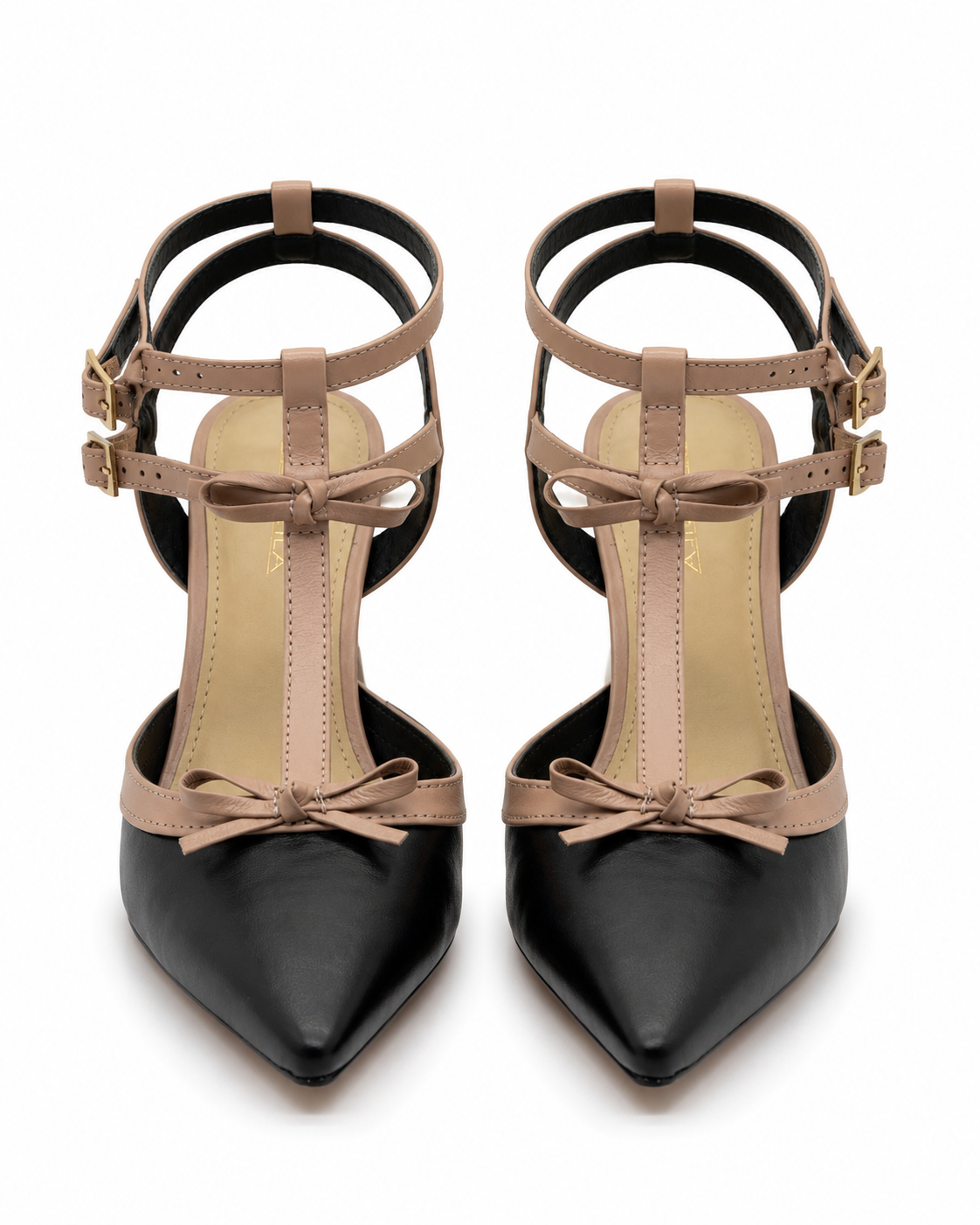 Décolleté Bicolor Nero e Nude