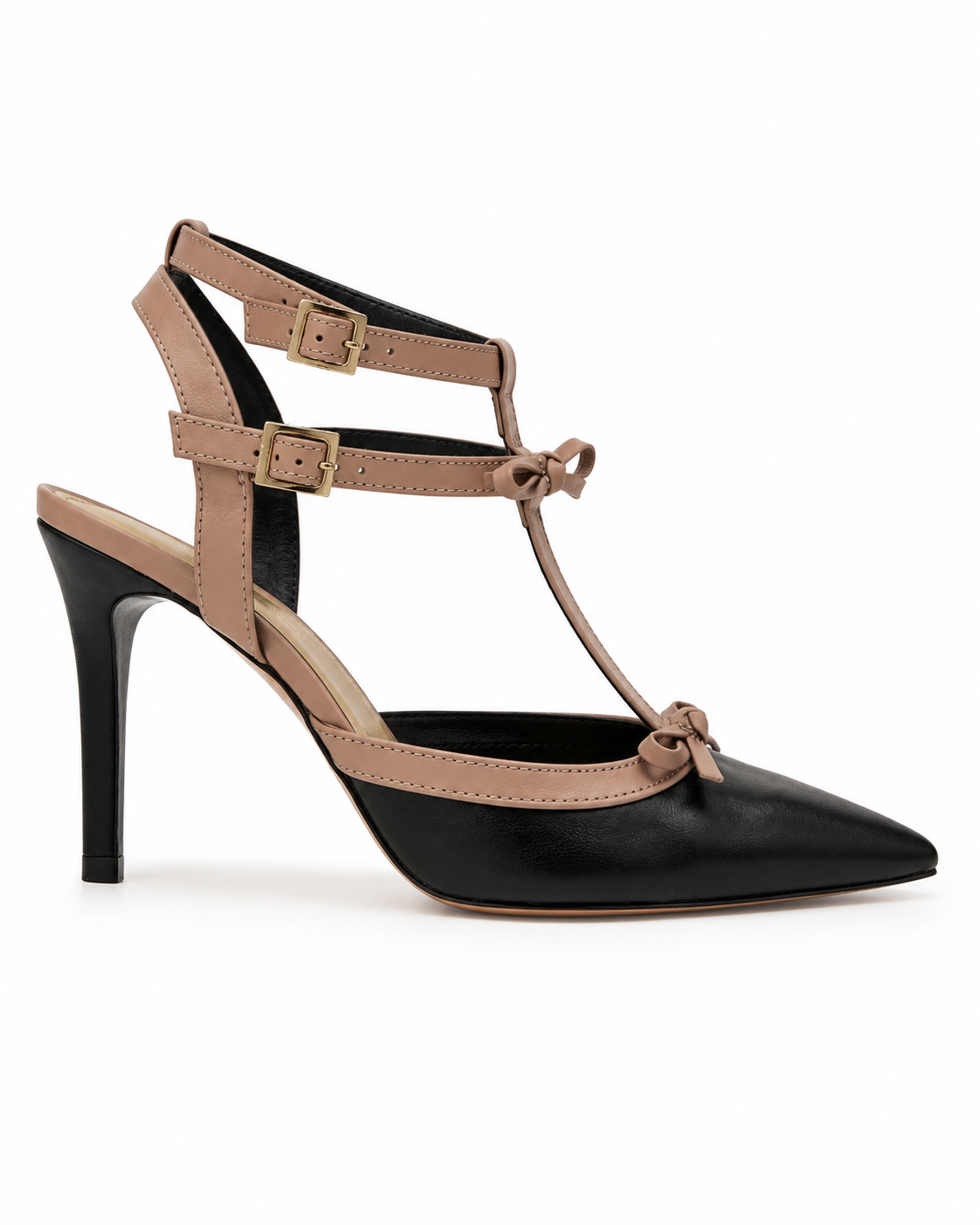 Décolleté Bicolor Nero e Nude