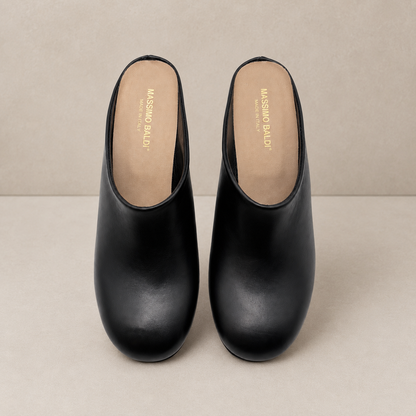 Sabot nero Tacco largo